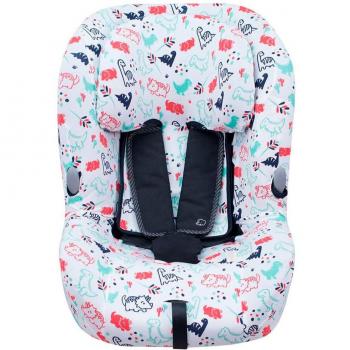 Funda para silla de coche JYOKO compatible con Bebe Confort Milofix Dino Party