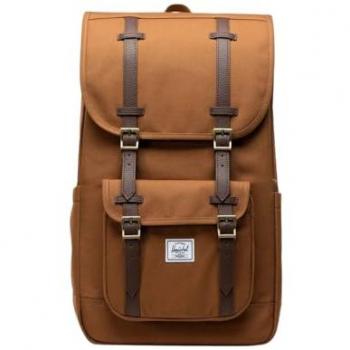 Herschel Little America™ Unisex Brown Modern Hiking Backpack with Laptop Compartment