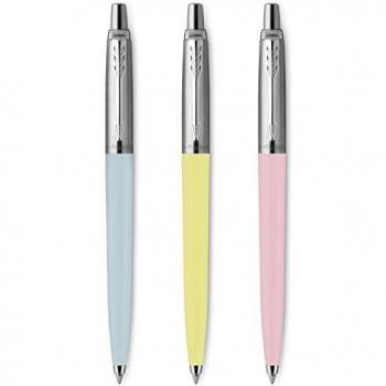 Parker Jotter Originals colección de bolígrafos pastel | colores surtidos de los años 50 | punta mediana | tinta azul | 3 unidades