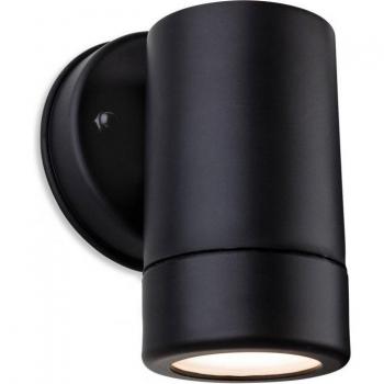 Aplique de pared exterior Ravel 1 luz negro IP44 GU10 Resina