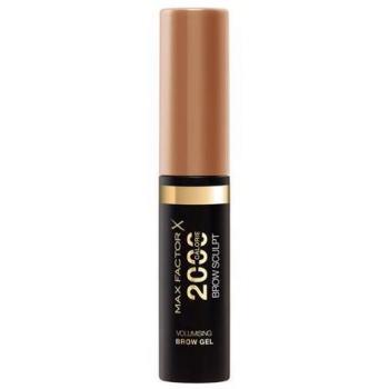 Max Factor 2000 Calorie Brow Sculpt Eyebrow Gel, Shade 004 Black Brown, 4.5 ml, Long-Lasting, Volumizing, Waterproof, Smudge-Proof
