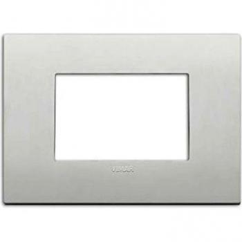 Placa Vimar Arke Classic 3 Módulos Color Blanco