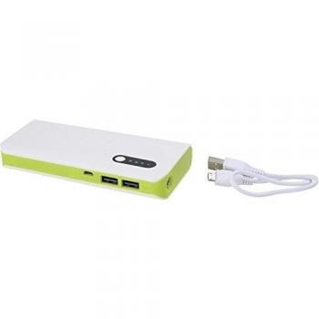 Small Foot 5048 batería externa, 8000 mAh, plástico, blanco/verde, 14 x 6 x 2 cm