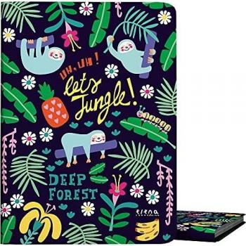 Grafoplás 1332435. Carpetas de 30 Fundas, A4, Transparentes, Cubiertas Polipropileno, Colección Elena Corredoira, Modelo Jungle