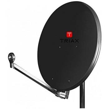 Antena Parabólica Triax HIT FESAT 85 cm, Color Gris Pizarra, Ganancia 39.20 dB