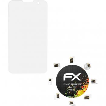3 x atFoliX Película Protectora ZTE V887 Lámina Protectora de Pantalla - FX-Antireflex anti-reflectante