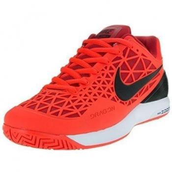 Nike Zoom Cage 2, Zapatillas de Tenis Para Hombre, Rojo / Negro