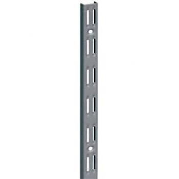 Guía Doble de Pared 1500 mm Aluminio Blanco con Doble Perforación ELEMENT SYSTEM