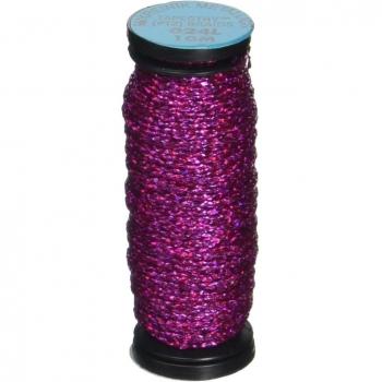 Kreinik Metallic Tapestry Braid #12 11yd-Fiery Fuchsia