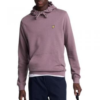 Lyle & Scott Men's 100% Cotton Pullover Hoodie in Pink - Size Extra Large