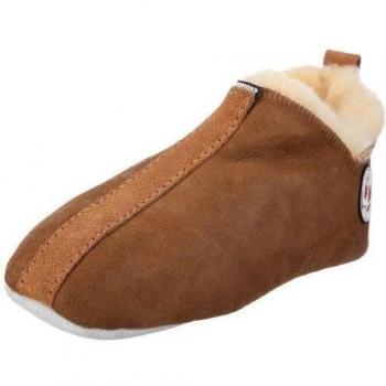 Shepard Lina 620-5239 - Zapatillas de casa de ante para mujer, color marrón, talla 39