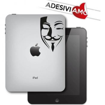 Sticker V per Vendetta -Anonimous Adhesivo pre-espaciadas para Apple iPad y el iPad Mini etiqueta del vinilo