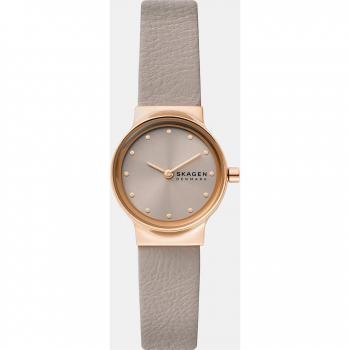 Reloj Skagen Freja SKW3005 Solar de Piel Ecológica Gris