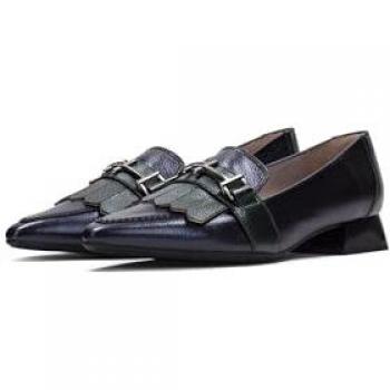 HISPANITAS Zapato Plano Chi243573 Midnight_c007 (42), Hispanitas Zapato Plano Dali Azul Forest Metalizado