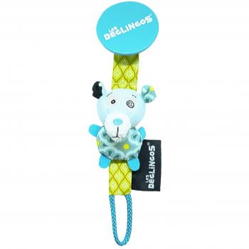 Déglingos Illicos - Cadena chupete con diseño el oso polar, multicolor