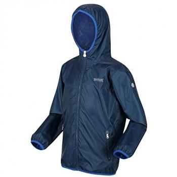 Regatta Kids Lightweight Lever II Waterproof Jacket - Moonlight Denim, Size: 3-4 Years