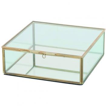 Artelore Home 0118006 Kimberley - Caja de cristal, color beige