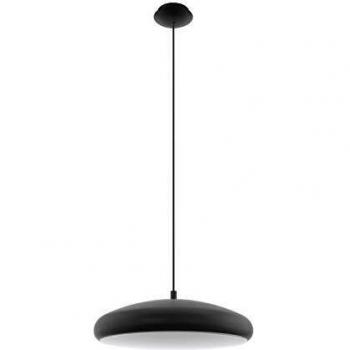 Lámpara Colgante LED Regulable Eglo Connect Riodeva-C Negra 27W
