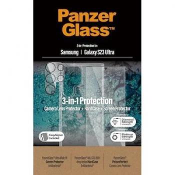 PanzerGlass 3-in-1 Set for Samsung Galaxy S23 Ultra