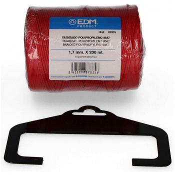 Madeja trenzada EDM Rojo Polipropileno - Bixoto