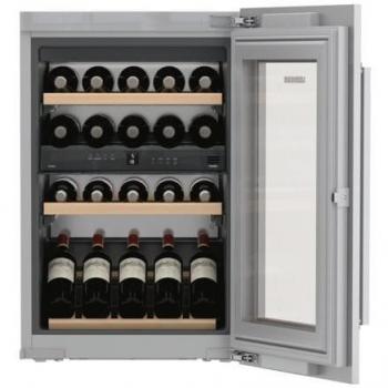 Liebherr EWTDF1653 Vinoteca Integrable, 88 x 56 cm, Capacidad para 30 Botellas, Eficiencia Energética A, Acero Inoxidable