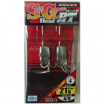 Decoy SV-34BT Jig Head Blade Treble S.G Saltwater Size 4/0 , 21 grams