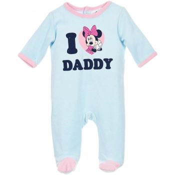Pyjama bébé fille Minnie 'I love Daddy' Bleu/rose de 3 à 23mois