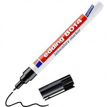 edding 8014 marcador para laboratorio - negro - 1 rotulador - punta redonda 1 mm - ideal para etiquetar