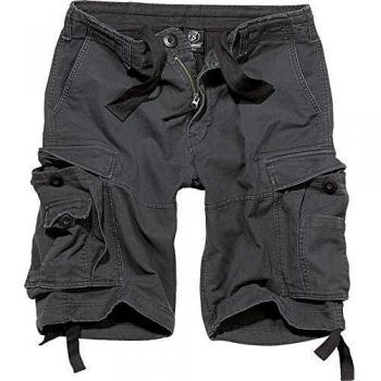 Brandit Vintage Cargo Shorts Black, Anthracite, 3XL