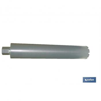 Broca para hormigón de 1 1/4 pulgadas, largo de 450mm y diámetro de 162mm