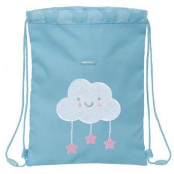 Saco Plano Junior Fácil Limpieza Safta Preescolar Nube