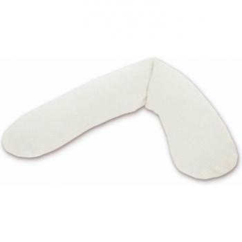 Theraline Original Almohada de lactancia con funda de punto fino crema