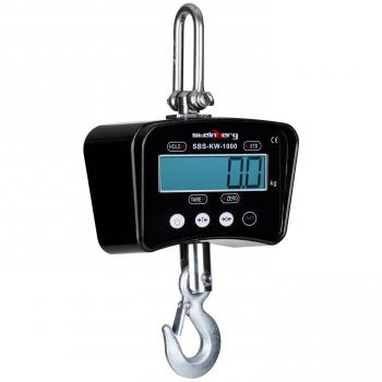 Steinberg Systems - SBS-KW-1000B - Balanza de grúa - 1000 Kg / 0,5 KG - LCD - negra - Envío incluído