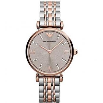 Emporio Armani Women's Analog Quartz Watch with STAINLESS STEEL BRACELET Strap AR1840