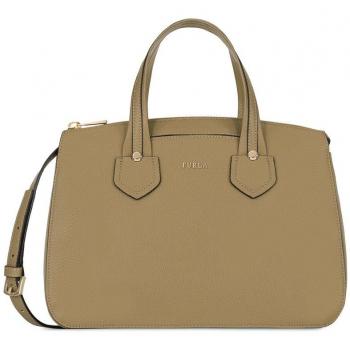 Furla Giada M Satchel WZip beige