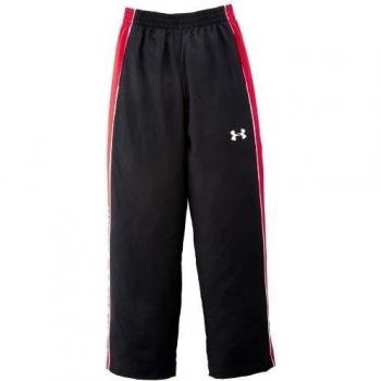 UNDER ARMOUR Brawler Woven - Pantalón, color negro / rojo / blanco, talla FR : 16 ans