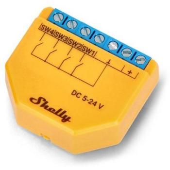 Shelly Plus i4 DC - Alimentación del relé (Naranja)