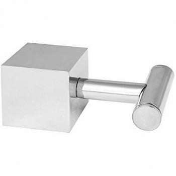 BATHSTAGE BCURVE - Percha, acabado cromo, 5 x 5 x 4 cm, color plateado