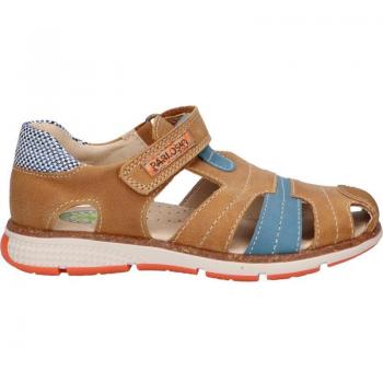 Pablosky Sandalias Planas con Velcro 5048 Niño Marrón