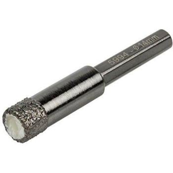 Wolfcraft 5994000 broca de diamante vastago hexagonal profundidad de corte 40mm diametro de 14 mm 0 w 1 v