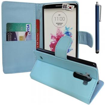 LG G3 Funda HCN Phone® Funda con tapa tarjetero Folio Libro Tapa con soporte integrado para LG G3, compatible con LG G3