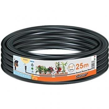 Tubo Colector Claber 1/2 de Polietileno Flexible Negro, 25 Metros