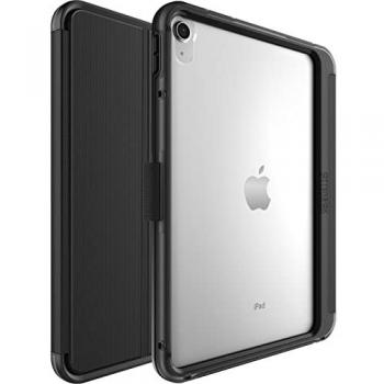 Funda OtterBox Symmetry Folio para iPad 10.ª Gen 2022, A Prueba de Caídas y Golpes, Tapa Folio Slim, Testeada con Estándares Militares, Negra, Sin