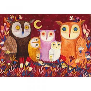 Puzzle 1000 Piezas Andrea Kürti - Búhos 47x68cm