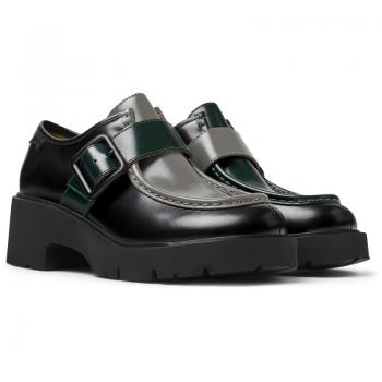 Zapatos de cordones de mujer Milah Twins de piel Camper, multicolor, talla 38