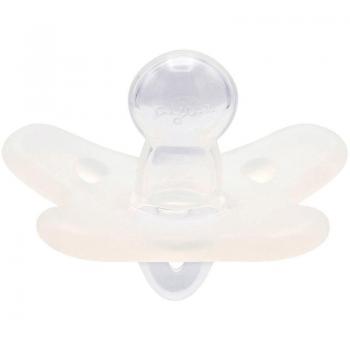 Canpol Babies 100% Silicone Symmetrical Soother for 0-6 Months - White