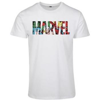 Marvel Logo Character T-Shirt - White Urban Classics Edition