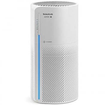 Taurus AP2030 Purificador de aire Hogar Habitación, Ari purifier, Luz Led,Filtración Triple, HEPA, carbón activo, Elimina polvo,pelos,bacterias,humos,alérgenos,CADR 120m3/h,Temporizador,hasta 30 m2