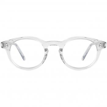 CHIMI E Light Grises Gafas Recetadas para Hombre con Armazones de Cristal y Lentes Transparentes