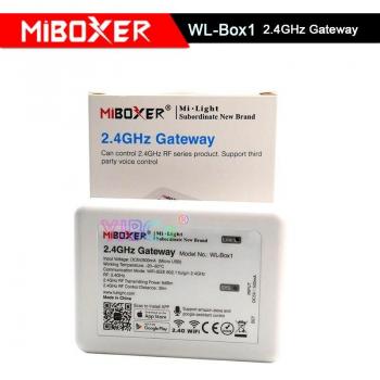 Controlador de luz LED inteligente Miboxer 2.4G RGB+CCT/RGBWW con panel remoto de 4 zonas y WiFi